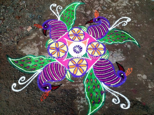 Independance day kolam